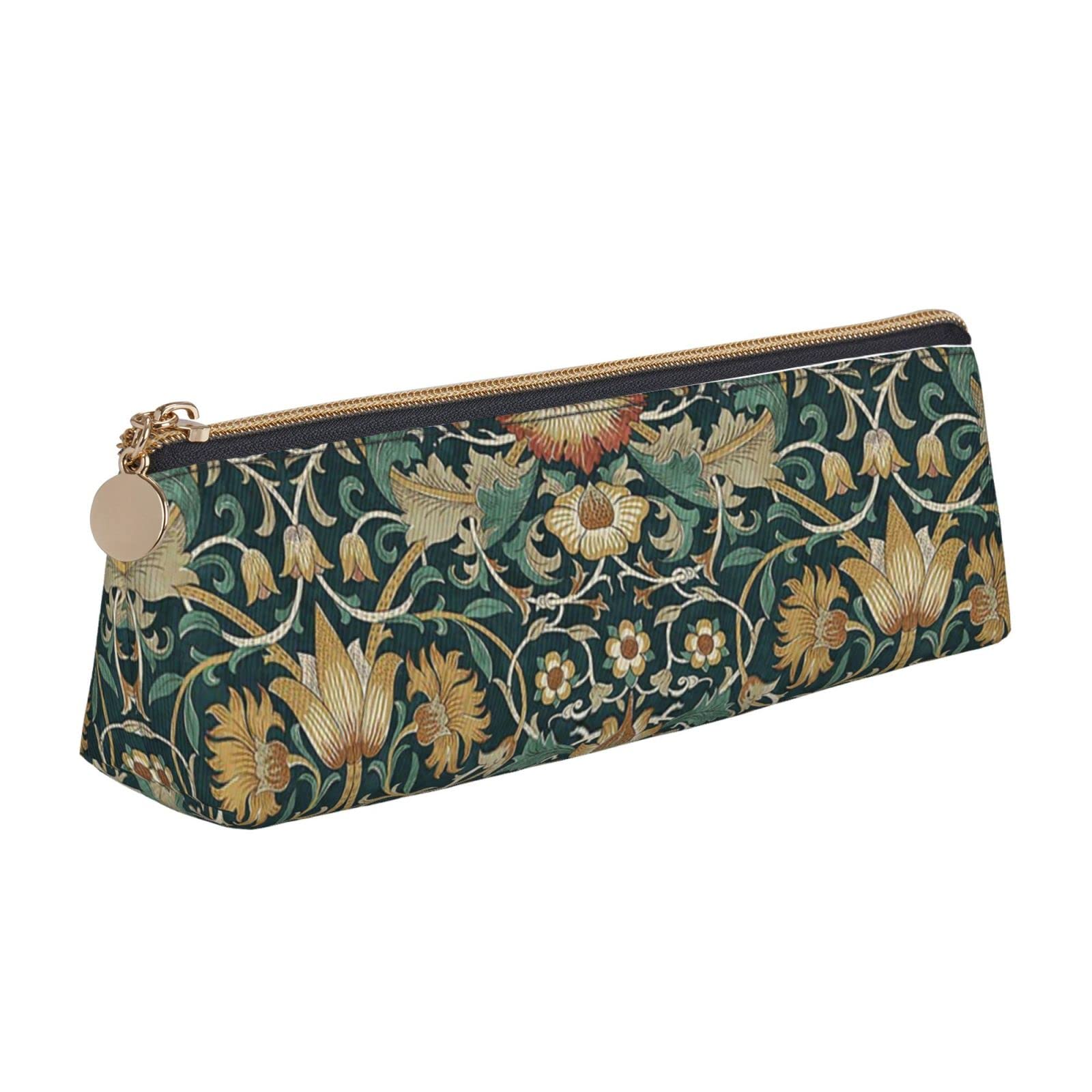 Amazon.co.jp: 三角ペンケース レザー製 William Morris ウィリアム Amazon.co.jp: 三角ペンケース レザー製 William Morris ウィリアム